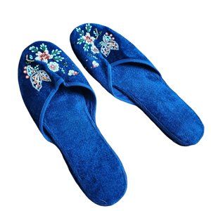 Beaded slip on shoes/slippers